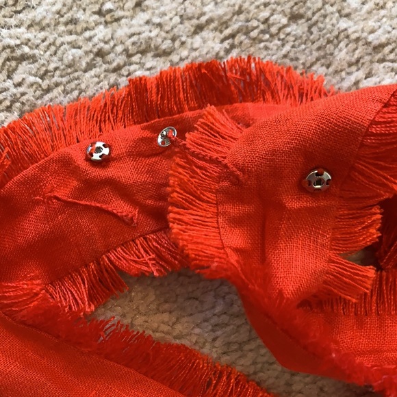 J. Crew Linen Fringe Tank Top - Picture 9 of 12